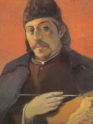 Paul Gauguin Portrait of the artist with a palette (mk07) Germany oil painting art